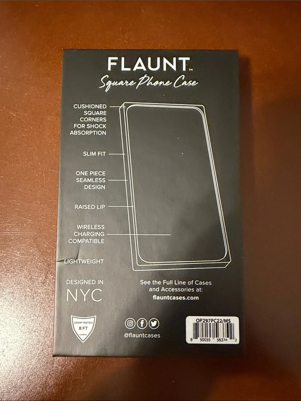 Flaunt Square Opal Shell iPhone 15 Pro Case